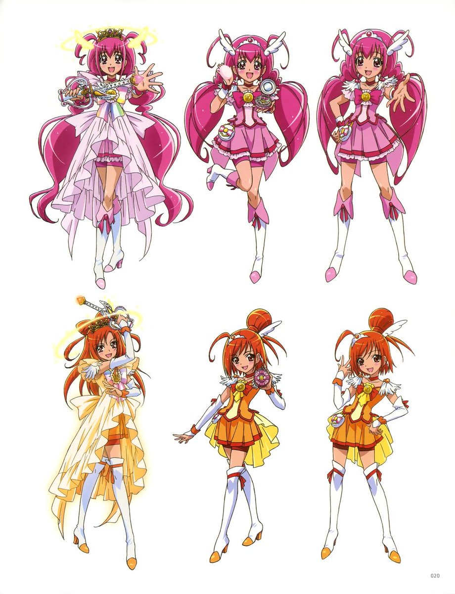 Let's look at Precure's super forms! 1v1 action is more important to the overall series. Even the super forms reflect this! They still remain elegant, but at the same time, they are an evolution of their normal forms. Thus, the need to consider those elements.