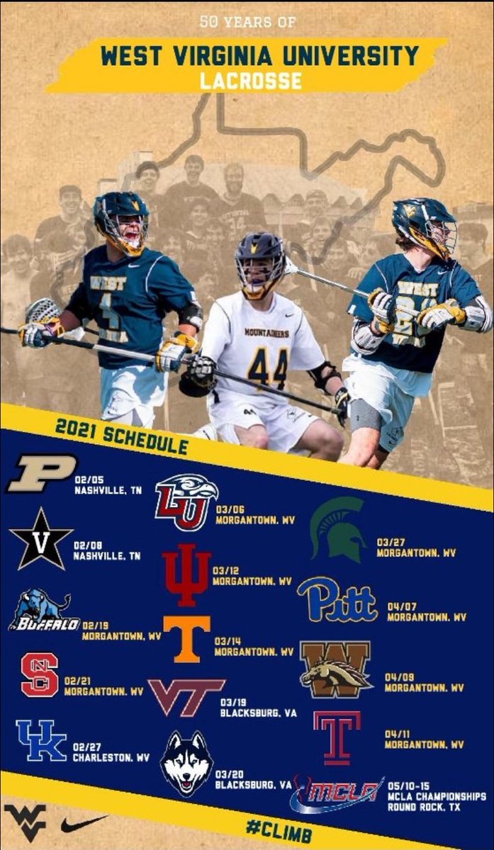 4SwimmersDad's tweet photo. Getting excited to make some trips to Nashville and Morgantown #wvulax https://t.co/pRQRgGvAWH
