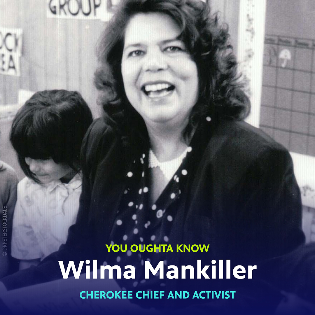 This Native American Heritage Month, meet Wilma Mankiller, an activist, community leader, and former Principal Chief of the Cherokee Nation. (1/5)
