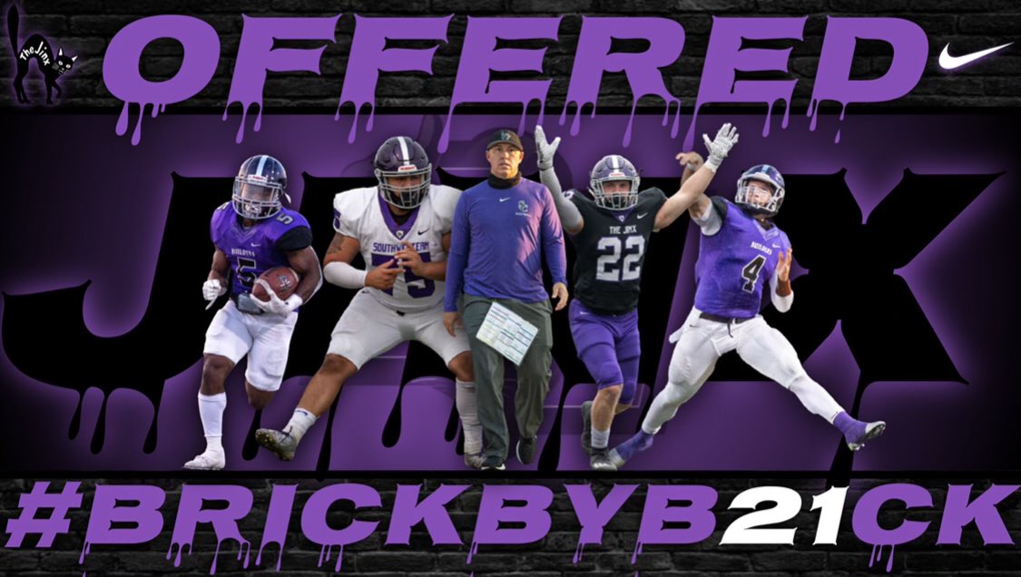 After a great conversation with <a href="/CoachKapustka/">Donald Kapustka</a> I am endlessly blessed to receive an offer from SouthWestern Football!