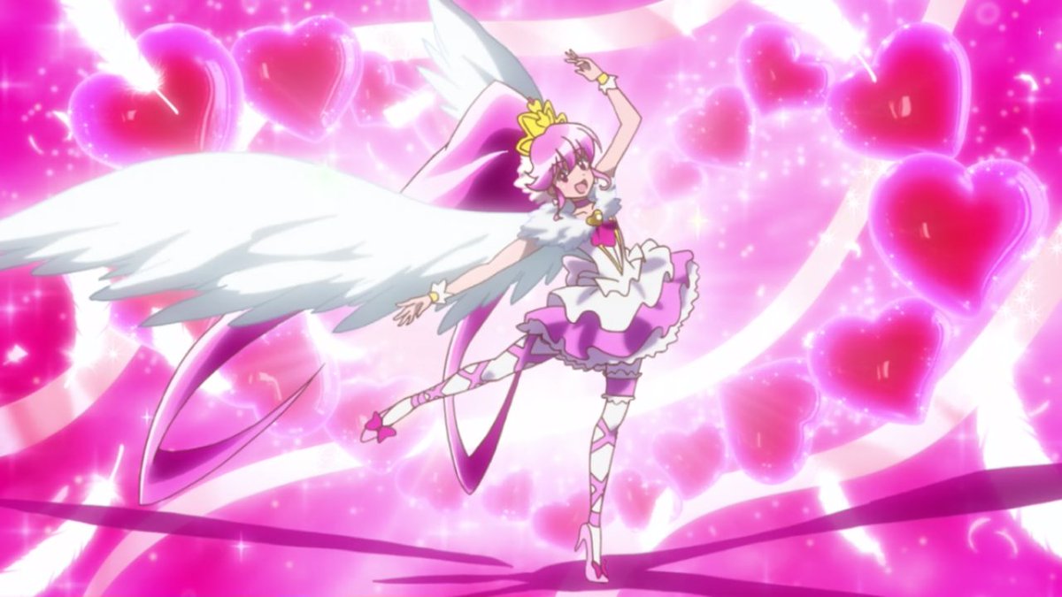 Let's look at Precure's super forms! 1v1 action is more important to the overall series. Even the super forms reflect this! They still remain elegant, but at the same time, they are an evolution of their normal forms. Thus, the need to consider those elements.
