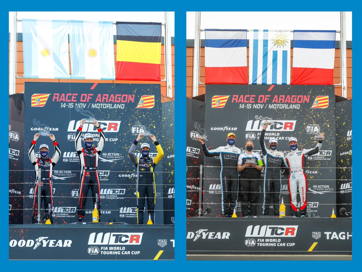 d_panelo's tweet photo. Que lindo de fin de semana me han regalado @Santi_Urrutia, @eguerrieriok y @bebugirolami! Mis amadas banderas en lo más alto del podio
#WTCR #Motorsport #CyanRacing #WTCR2020 #GeelyGroup #Honda #AllInkl #LynkCo #TeamBG #SantiUrrutia #TeamEG
#Argentina #Uruguay
🏁🇺🇾🇦🇷👇🏻 https://t.co/1zPJknIOfk