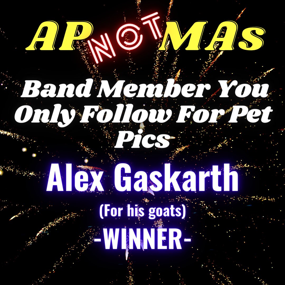 Band Member You Only Follow For Pet Pics