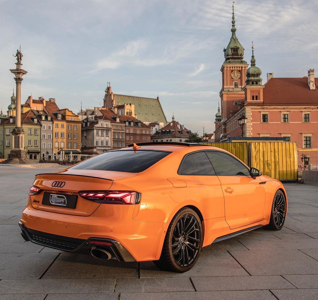 Le orange est magnifique sur cette RS5