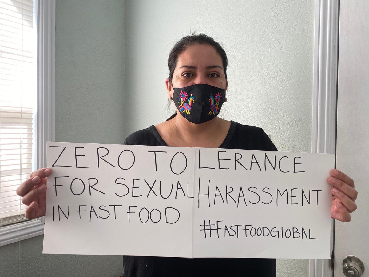 FightFor15WI's tweet image. #FightFor15 workers are standing alongside fast-food workers worldwide today to demand ZERO TOLERANCE for sexual harassment in the fast-food industry. No more inaction, listen to workers! #FastFoodGlobal #NotOnTheMenu #metoo