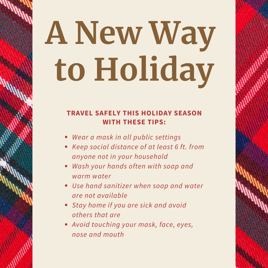 emplifybellin's tweet photo. Traveling this holiday season? Keep safety in mind for yourself and others. Follow these tips: 

#NewWayToHoliday #BellinHealth #HappyHealthyHolidays #KeepOnWI #KeepOnCelebratin https://t.co/GhdOzAwsYH