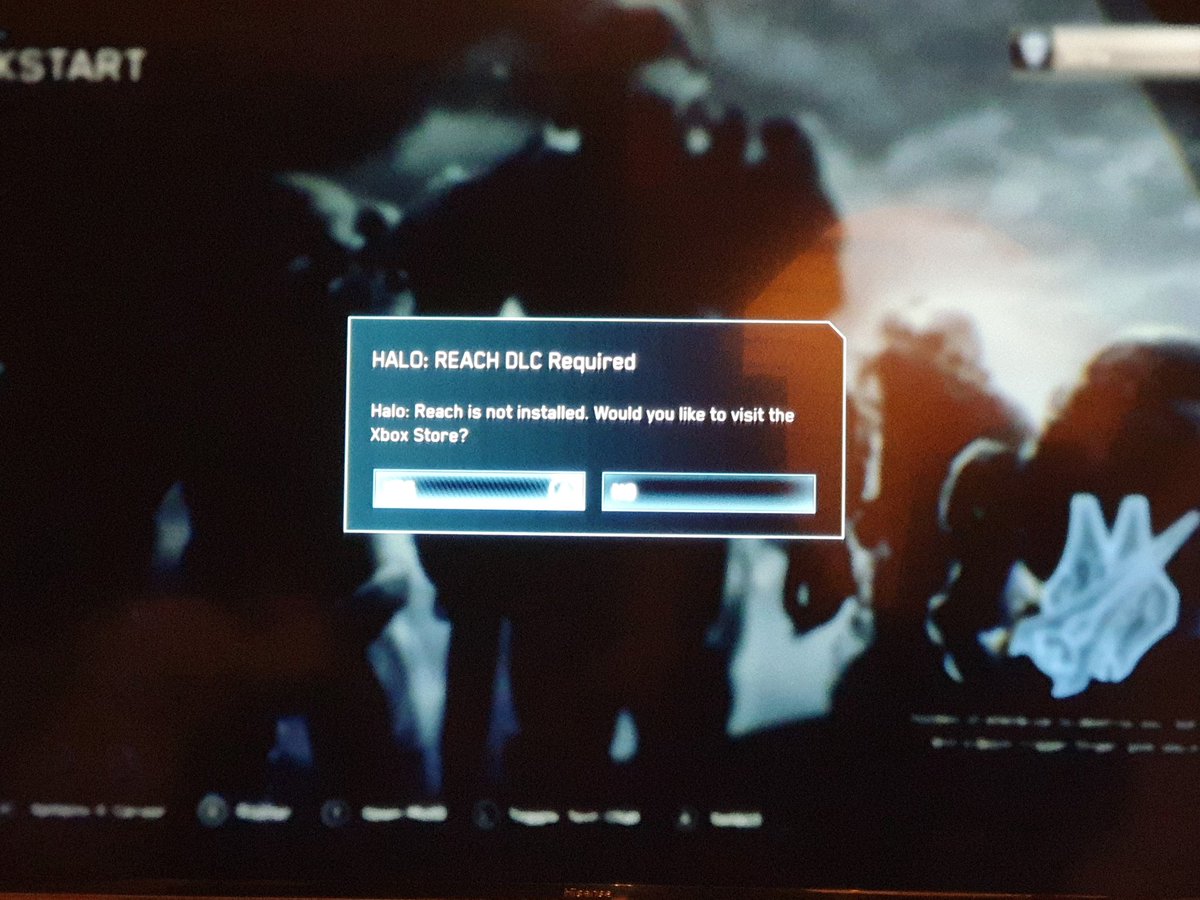 TheRealStrite's tweet photo. Getting told DLC required for Reach and ODST on #XboxSeriesX Game Pass Ultimate subscriber through #XboxAllAccess. What gives? @XboxSupport @Halo @XboxGamePass https://t.co/RzItr4zT0S