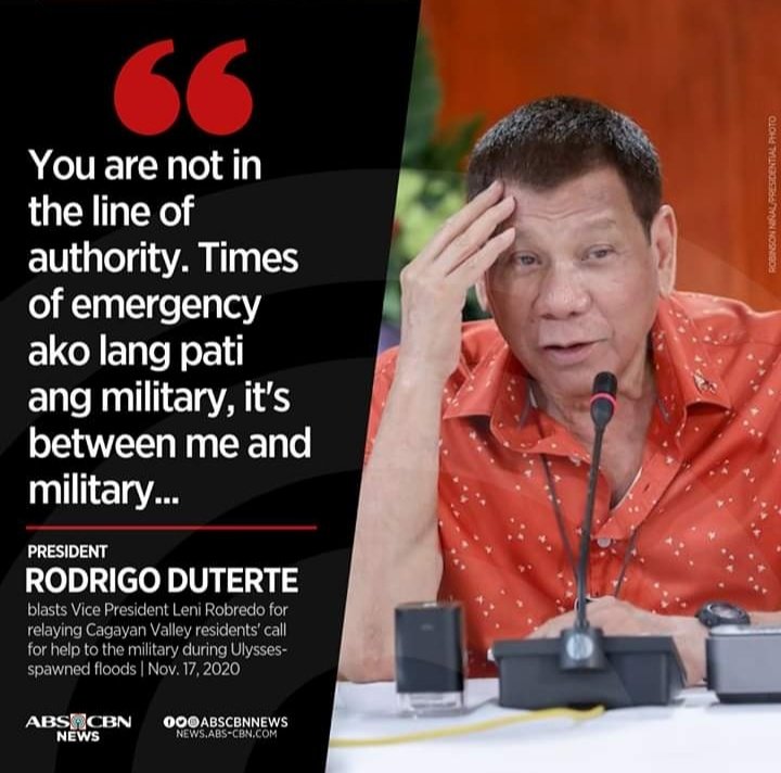 gianpmatillano's tweet photo. It’s supposed to be your job. You should be thankful, she already did you a favor! #DuterteMeltdown 
(📷:ABS-CBN News) https://t.co/FXixaIExLu