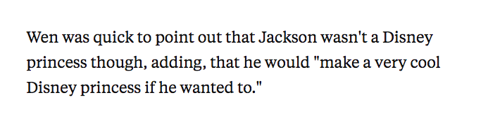 She is the only person to play a Disney princess, a Marvel hero, and  #StarWars character. I told her Samuel L. Jackson comes close to holding that honor too (playing Disney/Marvel/SW characters), but Wen pointed out Jackson is not a Disney princess (though he'd make a cool one).