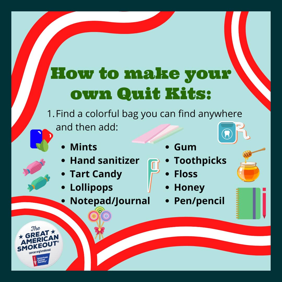 suppsfsu's tweet photo. Hi everyone! We hope you're doing well. With the GAS20 approaching, here are a few tips that can help someone with their journey to reduce/quit smoking 🚬
#GAS20 #greatamericansmokeout #reduce #quitting #smoking #aware #journey #americancancersociety #substanceusepeerprevention https://t.co/8Y947ZVIdQ