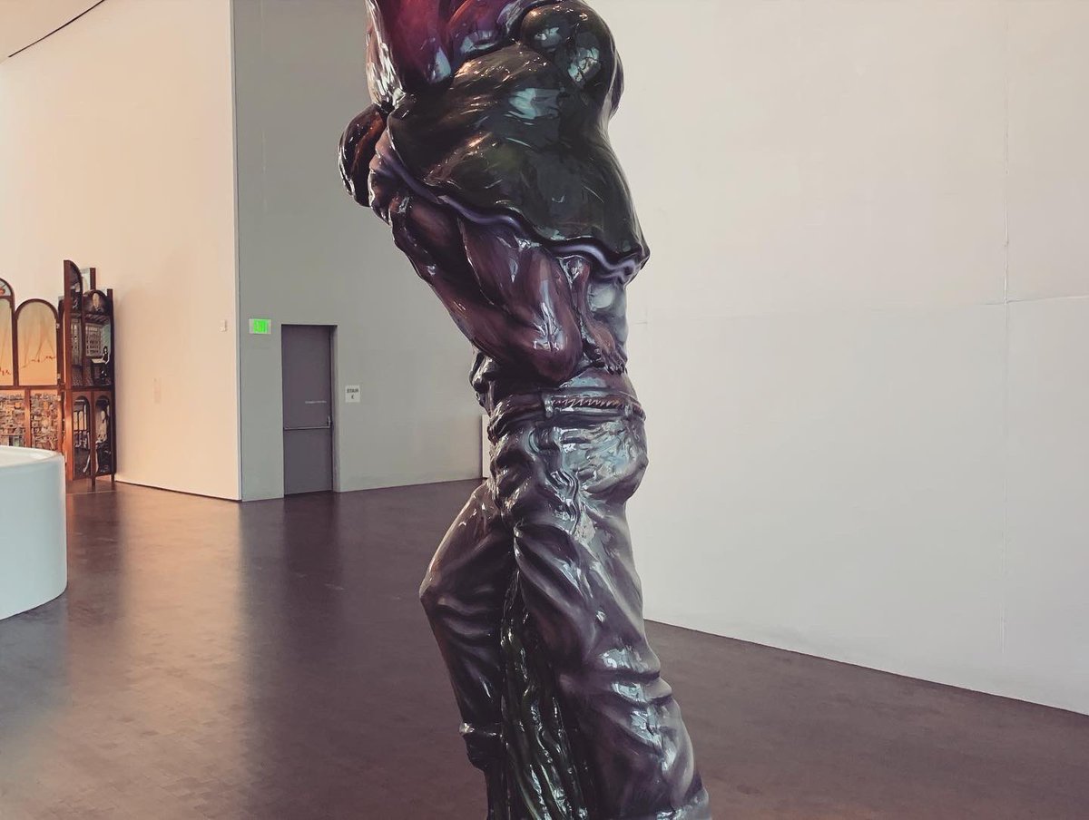 Librotraficante's tweet photo. This is why we came.
Celebrating “Border Crossing/Cruzando El Rio Bravo” by Luis Jiménez at the @MFAH in the new Nancy and Rich Kinder Building. #ChicanoPower #ChicanoArt #Tejas #Tejaztlan, #Houston #Htown #Tejas #TX #Tejanos #Chicanx #Art #Librotraficante #LibrotraficanteNation https://t.co/QFb7beph9Q