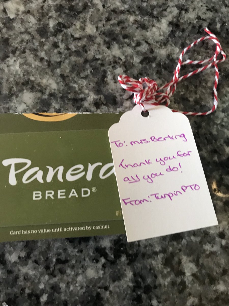 ewalk97's tweet photo. So nice to be appreciated this tough school year by ⁦@TurpinPto⁩. Made my Tuesday! Thank you! #grateful https://t.co/fTZDBitnyr