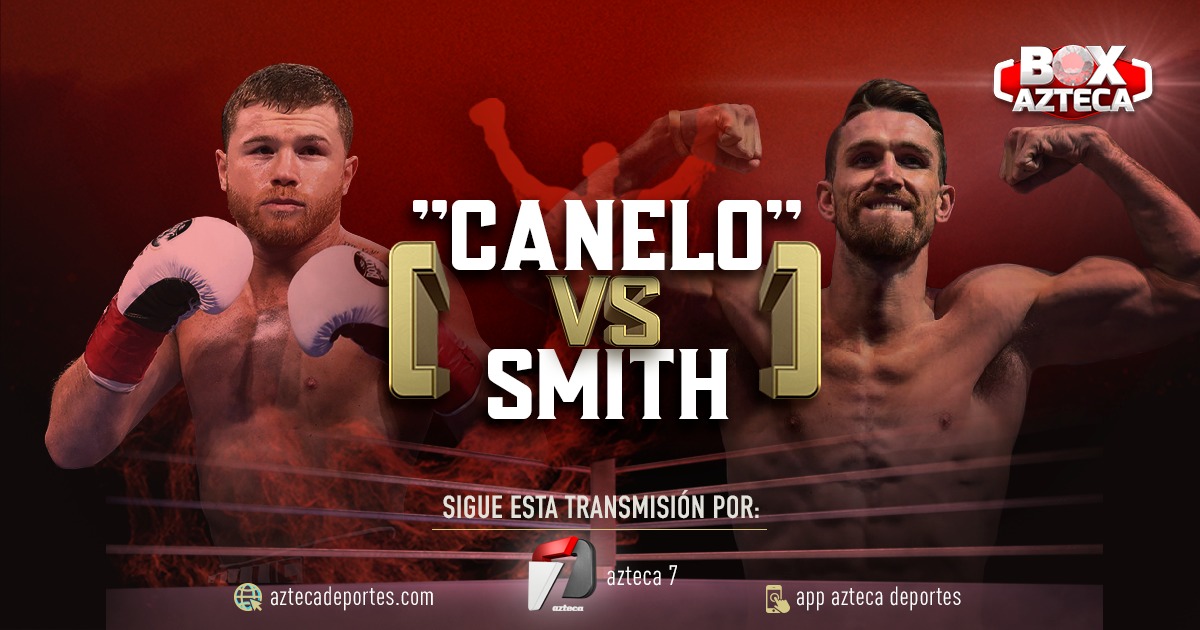 BoxAzteca7's tweet photo. #CaneloEsAzteca 🥊 

🚨ÚLTIMA HORA🚨

@Canelo enfrentará a @CallumSmith23 el próximo 19 de diciembre. 

https://t.co/bfabzq8cHO https://t.co/xH2xxt9T3i