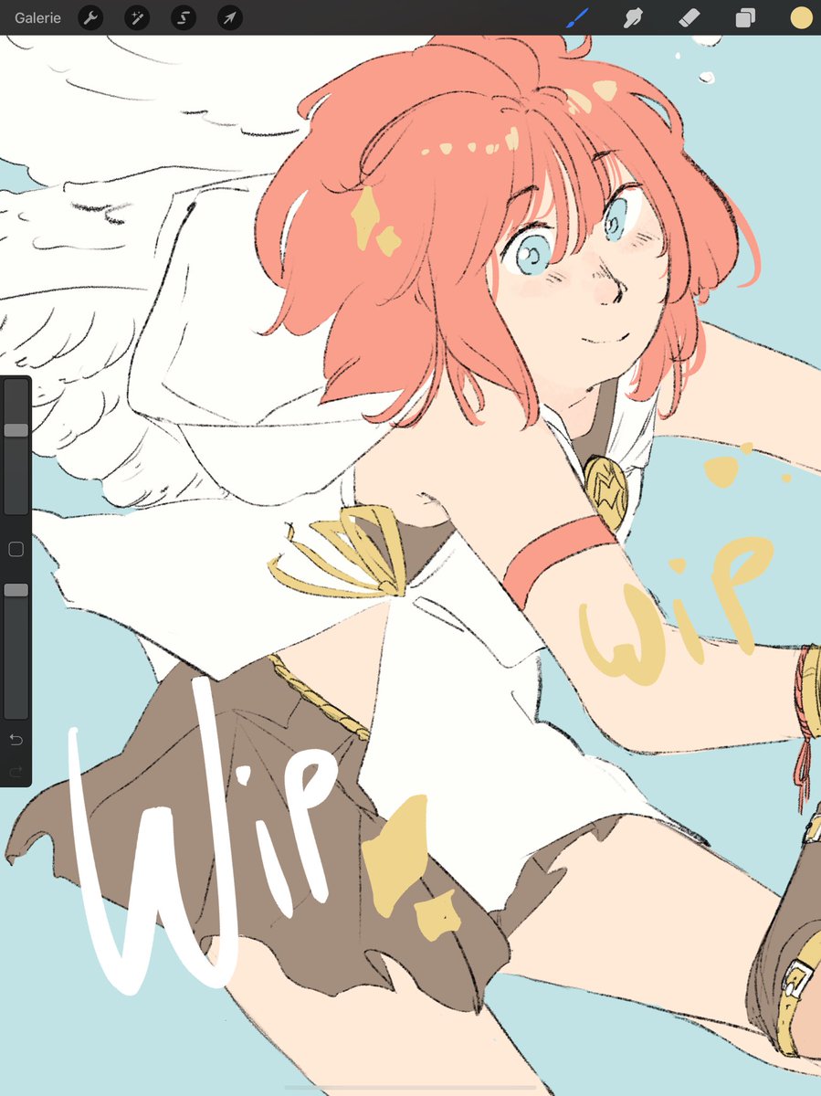 I love working on my piece for <a href="/SoKaiZine/">SoKai Zine ♡ One Light One Heart</a> 🥺