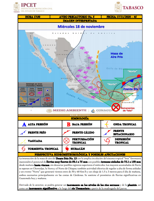 xevtfm's tweet photo. #LoÚltimo 🌧️ Emite @ProcivilTabasco aviso precautorio ante pronóstico de lluvias muy fuertes de 50.1 a 75 mm con posibles intensas aisladas de 75.1 a 150 mm.

Consulta el comunicado 📄 https://t.co/OI7zx8efxA