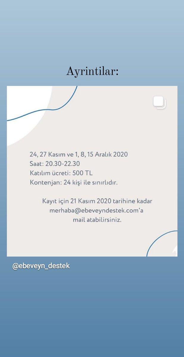 Size bir haberimiz var!
Okuma yazma öğrenme süreçlerine eşlik kolaylaşsın, bağlar güçlensin diye🌿
Ayrıntılı bilgi için : 
linktr.ee/ebeveyndestek