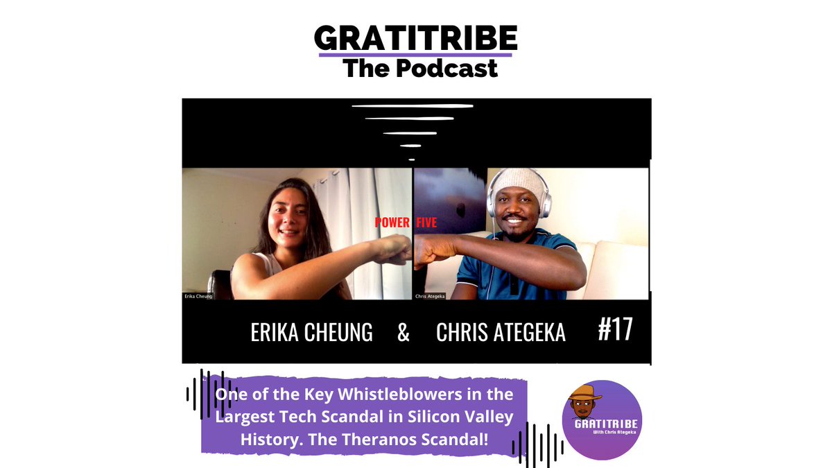 gratitribe's tweet photo. Erica Cheung is featured in Gratitribe podcast episode 17 "One of the Key Whistleblowers in the Largest Tech Scandal in Silicon Valley History. The Theranos Scandal!" Listen here: https://t.co/OJvmBIKyny #gratitribe #chrisategeka #gratitude #podcast #podcasts #givethanks #bekind https://t.co/jB3NYFHdor