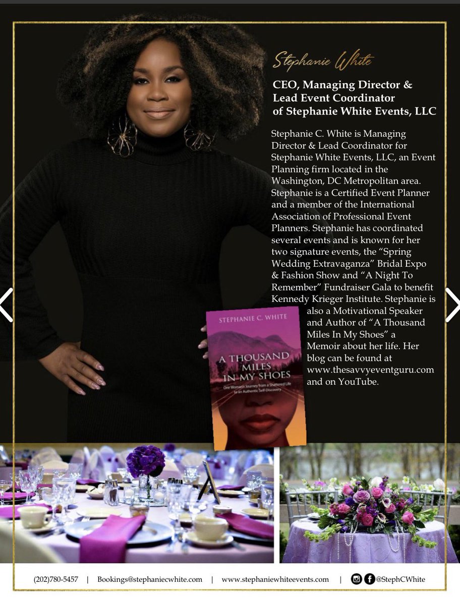 EventsBySteph's tweet image. Envisioned Magazine is finally out!! @EventsBySteph is on Pg 30! Purchase your digital copy for $7 at premiereplannersexperience.com