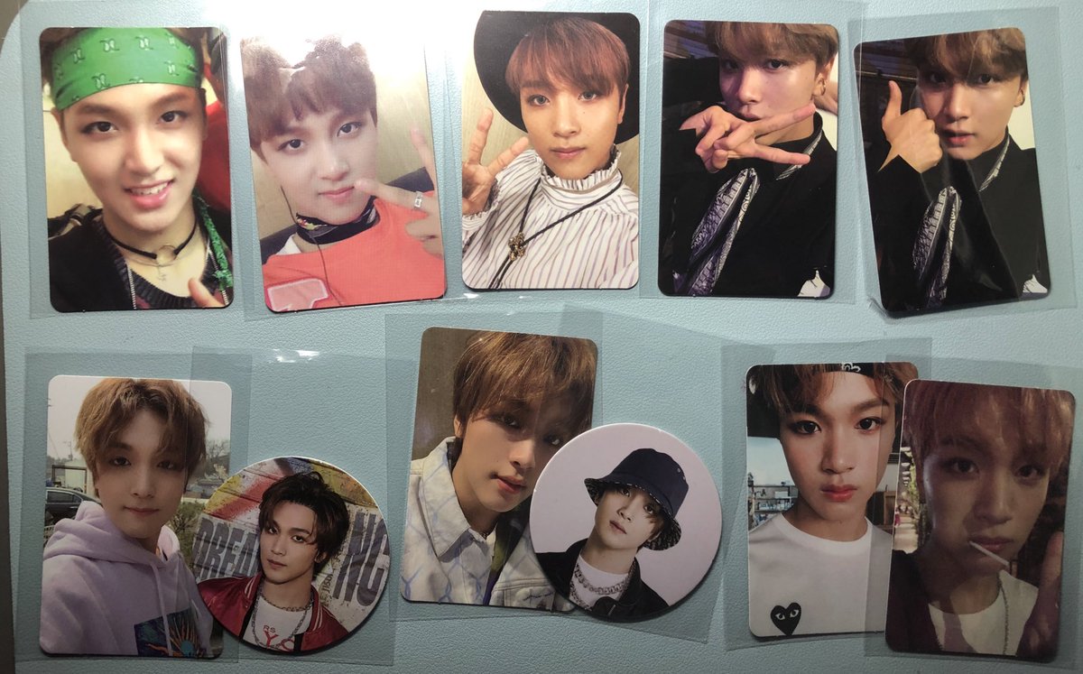 NCT_angela's tweet photo. IC CHECK! mini haechan quitting sale ph
~ kinda deciding if ill let go cause honestly im not happy with collecting pcs 🥺 ~ 
-> I have all his korean album pulls except kinhos,,, so far ito yung mga pcs na walang kirot sa puso ko 🥺 

hyuck lee donghyuck
COMMENT PCS U WANT >_< https://t.co/usBFFMLYVS