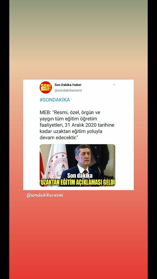 Eğitim öğretim faaliyetleri bittide acaba Dershaneler bitti mii??
BİTMESİNİ İSTEMEYENLER!!!

#sokağacıkmayasağı #yasaklar #OnlineEğitim