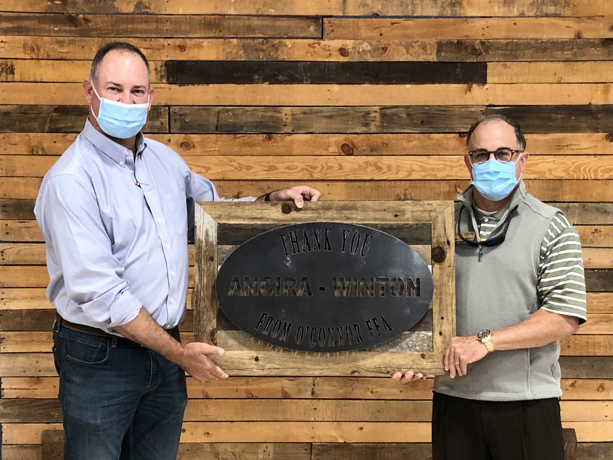 Thank you <a href="/AnciraWinton/">Ancira Winton Chevy</a> for your generosity to our program. It’s businesses like this that make what we do possible. <a href="/NISD/">Northside ISD</a> <a href="/NISDOConnorHS/">O'Connor High School</a> <a href="/NISD_CTE/">NISD_CTE</a>