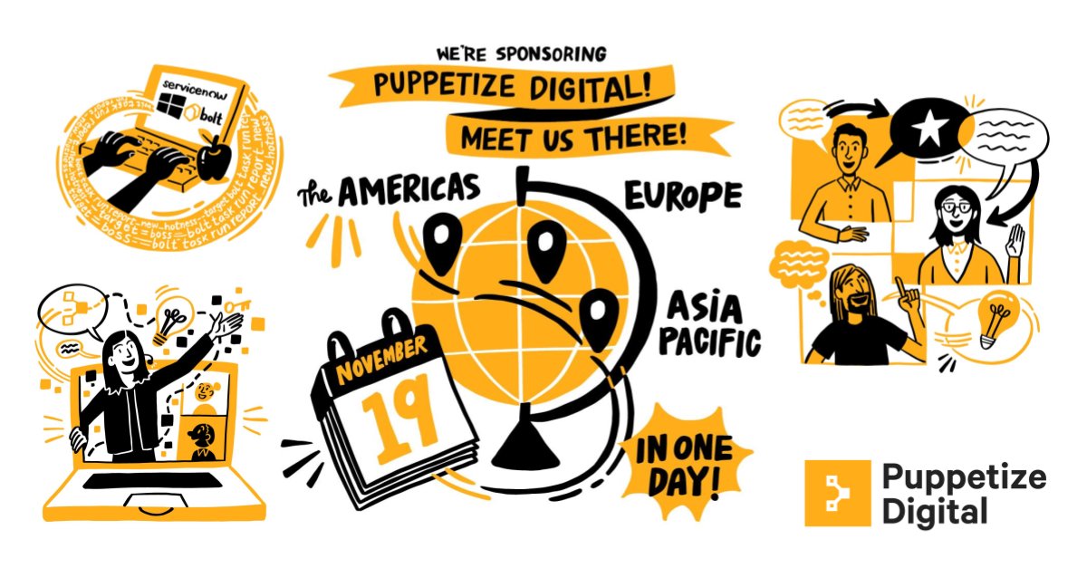 onyxpoint's tweet photo. Attend the @puppetize Digital event to hear our very own Chris Tessmer present on Safely Modernizing Legacy Puppet with Onceover Nov 19th 2:15om GMT Register for FREE https://t.co/SfyTgEv3fN #onceover #puppet #devops https://t.co/YsfeFxHItg