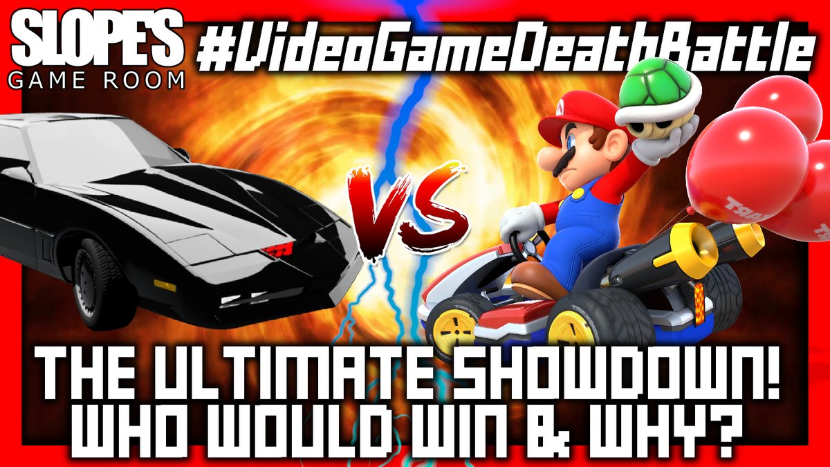 SlopesGameRoom's tweet photo. #VideoGameDeathBattle is back once again and this time in the ring its... Night Rider vs Mario
Who would win and why? https://t.co/XGF0qi5kiM
