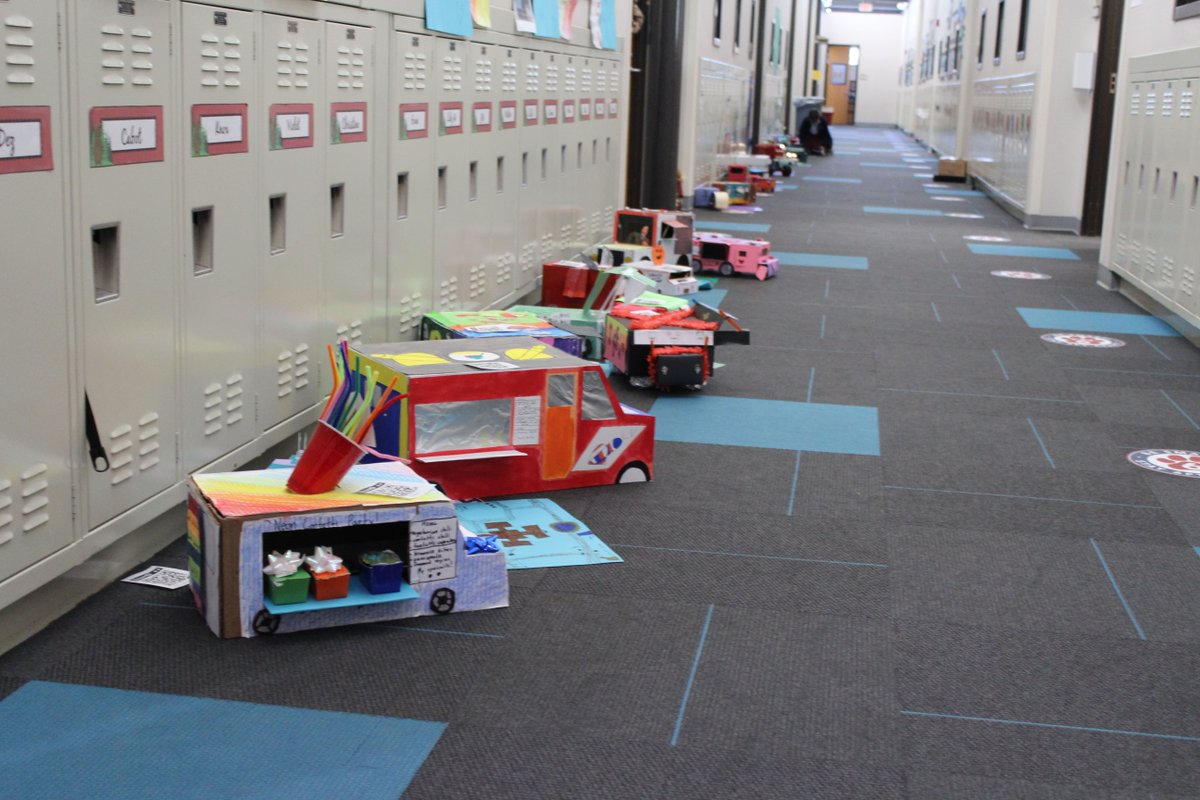 gsesdallas's tweet photo. We're keeping the tradition alive! Our 4th graders created mini food trucks for their annual Chili Cook Off. Lower school classes will be walking by and voting on their favorite truck. #GSESdallas #GSEStraditions #GSESstrong https://t.co/N5rDnM0QV8