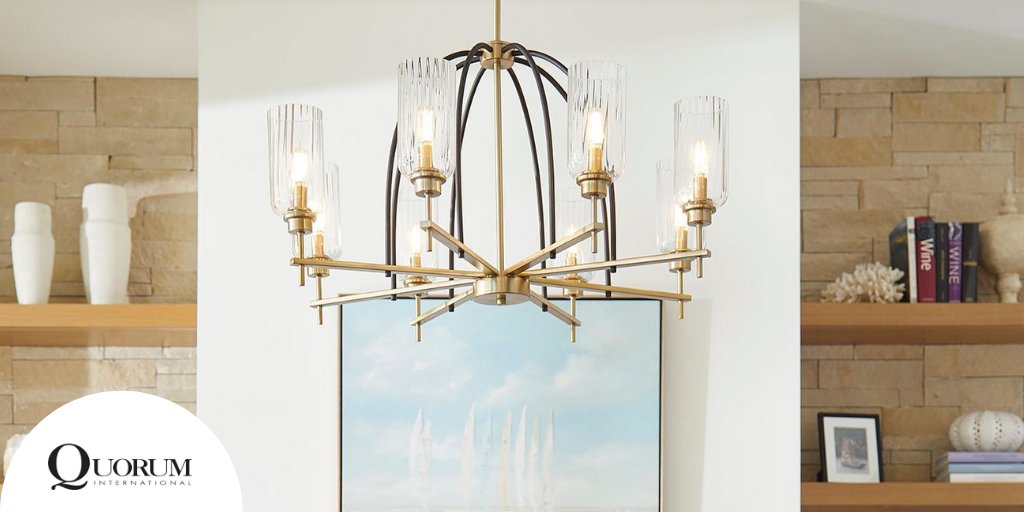 Quorum Lighting brings a history of innovation and trendy designs straight from their in-house studio. Save 20% on their fixtures for Black Friday >> buff.ly/35cvFqR

#quorum #lighting #rustic #chandelier #elegant #homedecor #homedesign