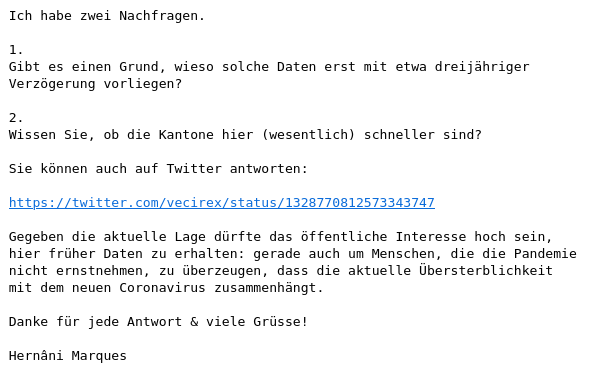 vecirex's tweet photo. @postcovid_CH @SwissArk @Ferdy30451444 @C_Althaus @StatSchweiz Ich habe nachgehakt. https://t.co/Y3wtdKzFsv