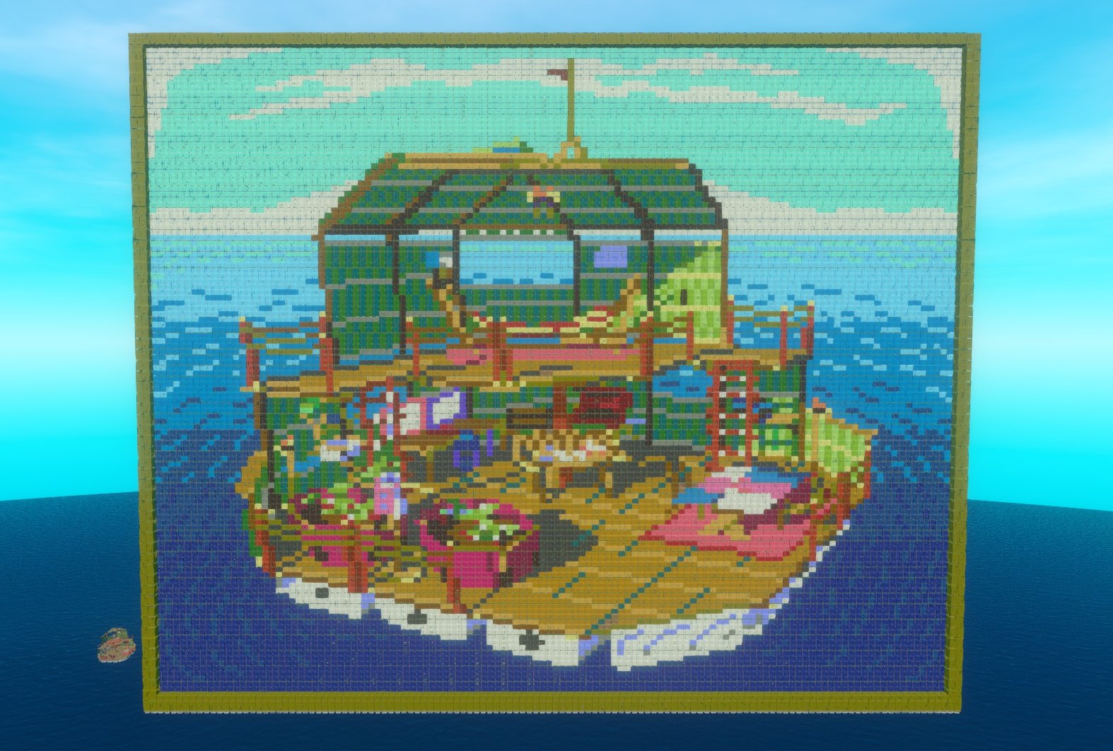 Пиксельный Raft