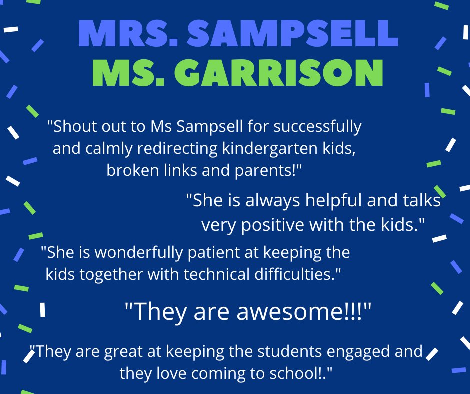 GP_PTA's tweet photo. The PTA is so grateful for the Goshen Post staff and how hard they work to make sure our students have a great year.  To show our appreciation, we will be spotlighting staff members each month.  Here are our Kindergarten and 1st grade Spotlights! @GoshenPostES #WeAreGoshenPost https://t.co/SCql5Ye6zo