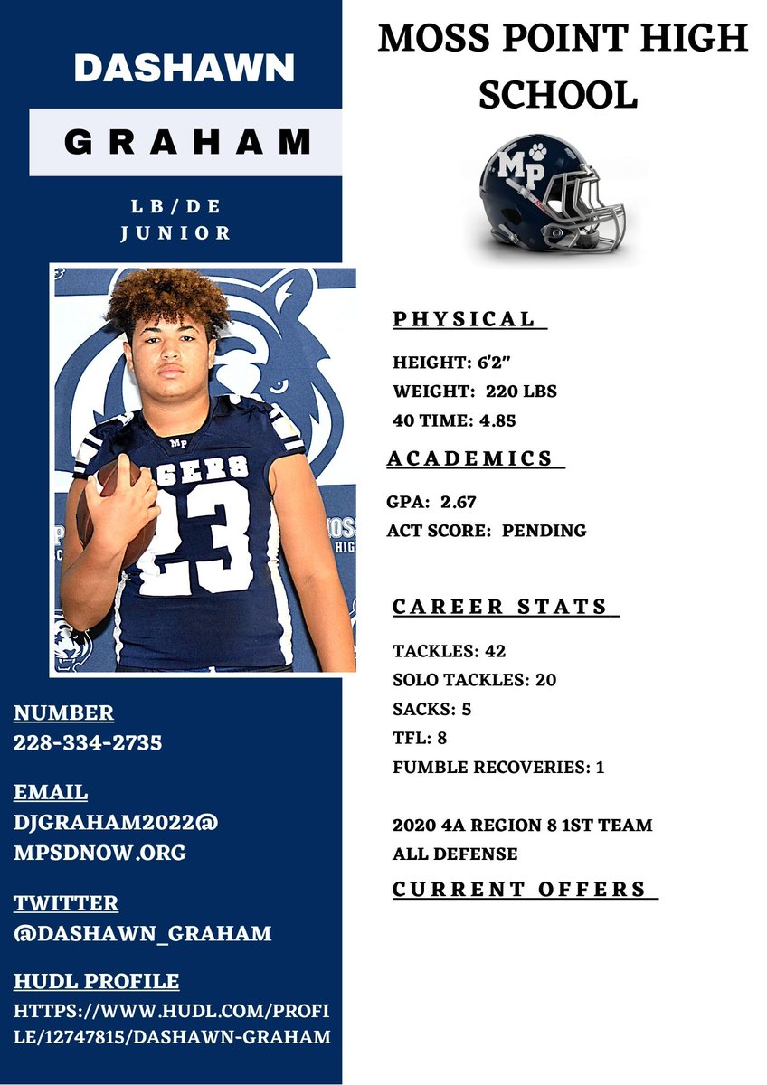 Coach_MCollins's tweet photo. Position change to DE after 3 games didn't slow down @dashawn_graham. Has a great motor and work ethic. He will only get better this off season as he further learns the position. He's one to watch for next year. @Jeff_XOS @samspiegs @247Sports #MPALLiN #latebloomer https://t.co/o13B0F7DMw