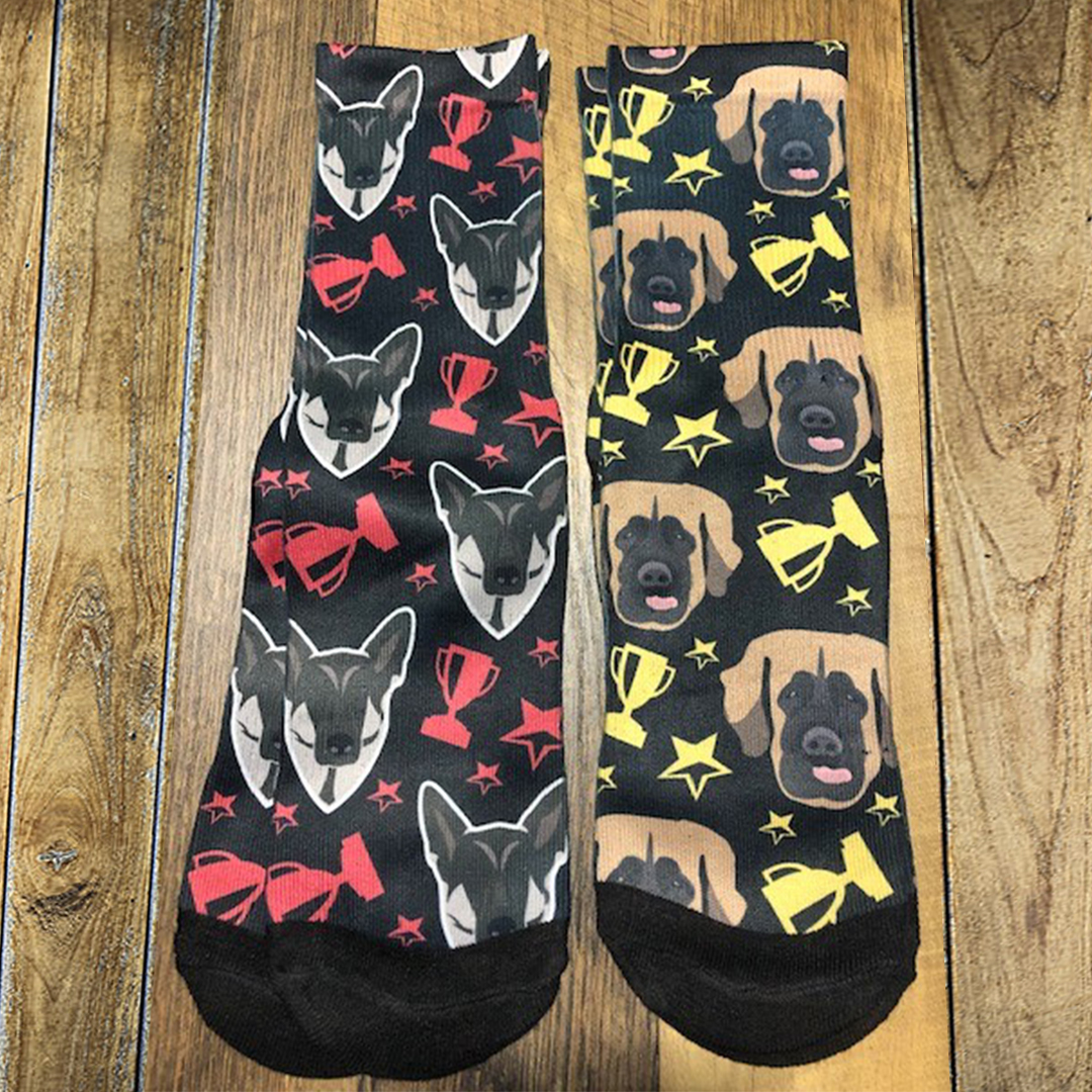 Meridian_Direct's tweet image. 🧦 It's a match! Fun socks for fun people who also love their furry children. 😍 DM us to order your own custom socks at no minimum. (YES you can order just one pair!)
___
#socks #dogsocks #ChampsSportsBar #Champs #Meridian #MeridianDirect #dogs #cats #pets #petsocks #customsocks