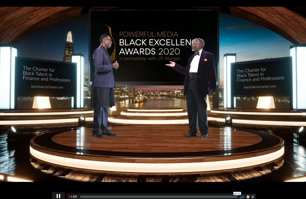 Wow! What a phenomenal virtual event . It’s been an exceptional tough year for black people. So nice to celebrate black excellence in the UK- #powerlist2020