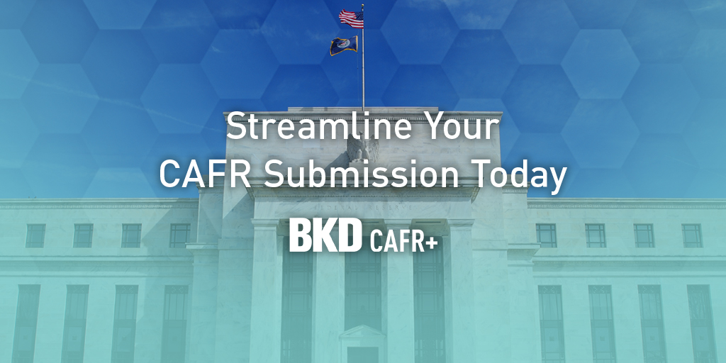 Very excited about the latest product to emerge from BKDEdge, @BKDLLP's innovation initiative!  This tool will be a huge benefit to our governmental clients that must file a CAFR.