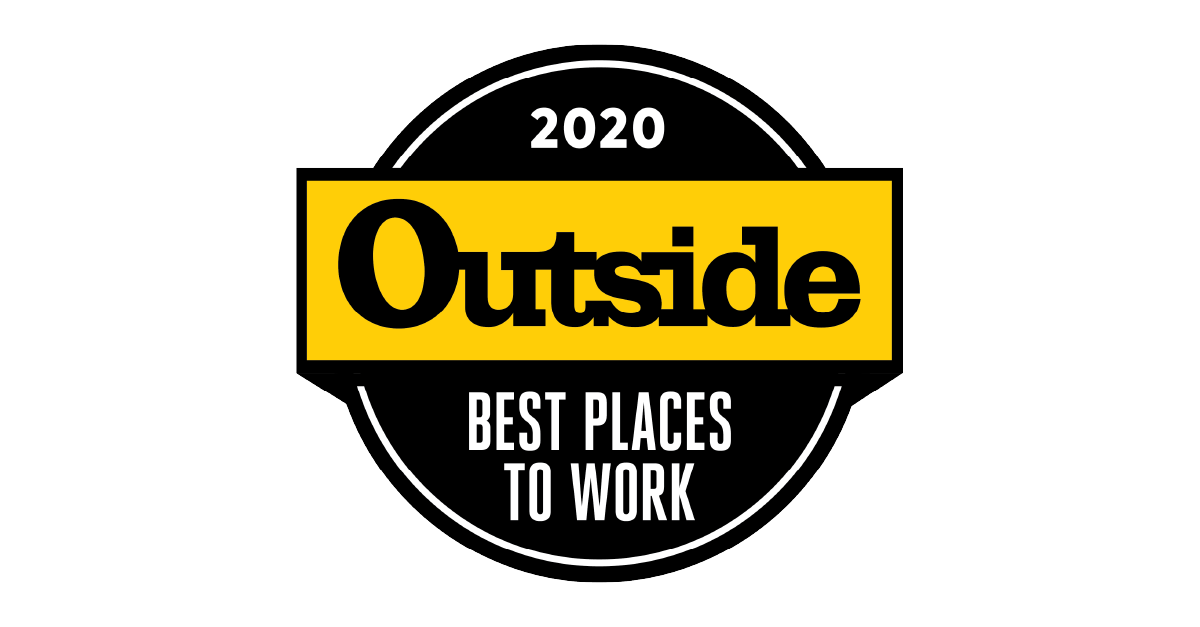 We've been awarded the #6 spot on <a href="/outsidemagazine/">Outside Magazine</a>'s 50 Best Places to Work in 2020 list. We strive to give our team members the flexibility to regularly and safely get outside — we're proud to have that committment recognized on this list. Booyah! buff.ly/35YP5i9