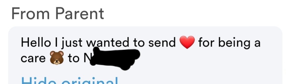 It's a small sentiment but this made my day. Grateful for my students and parents  <a href="/SyracuseSchools/">Syracuse City School</a>