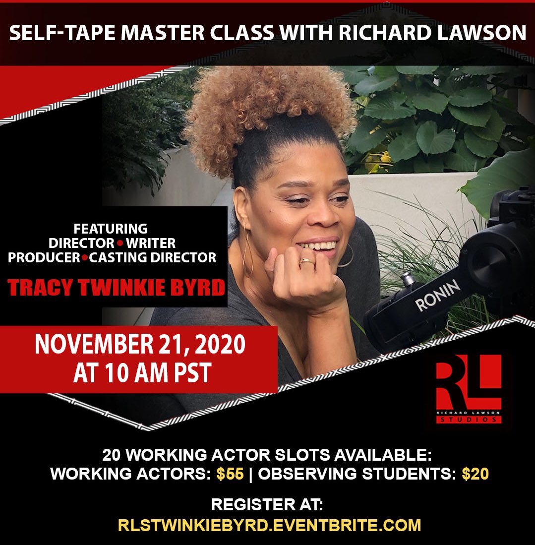 RL_Studios's tweet photo. #Next - @iamtwinkiebyrd is coming to the #RLSMasterClass! We are so excited to welcome this amazing Casting Director/Writer/Producer/Director known for casting “Notorious,” “The Clark Sisters: First Ladies of Gospel,” and Netflix’s “Beats”! https://t.co/HoSbRtsCKY