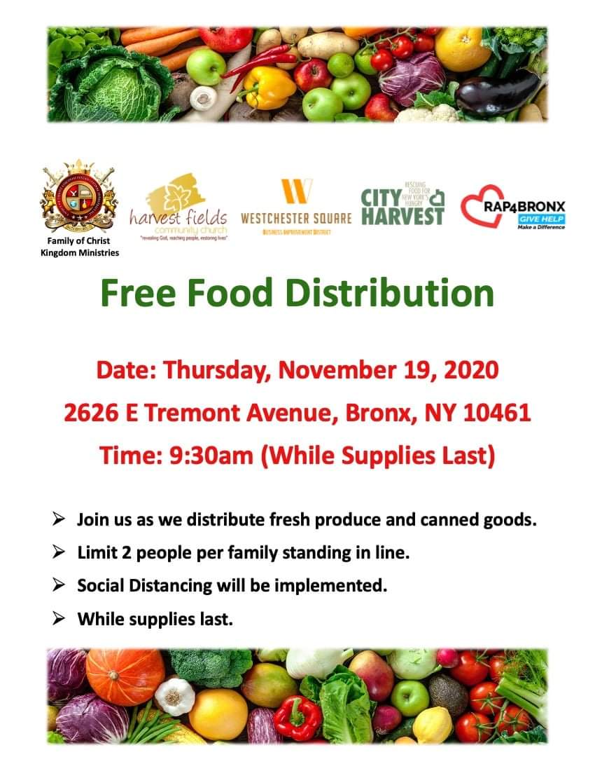 WSBID's tweet image. Coming up this Thursday, join us for another Free Food Distribution. See attached flyer for details.