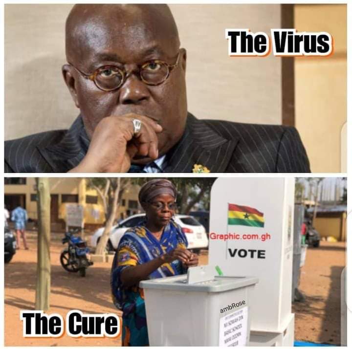 RudolfKwame's tweet photo. The only solution this Akufo Addo pandemic is to vote him out come Dec 7th! No excuses.. If he is seeking re-election and corrupt like this, then imagine what he will do if he does not need our votes again after winning..🤔
#KickNanaOut https://t.co/Un3PHQyDck