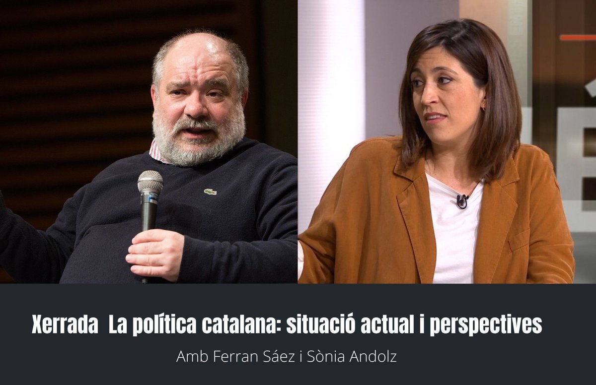 acpassoc's tweet photo. #FerranSaez vs @SoniaAndolz #Filosofia #reflexio #futur #politics                                       🎙️Xerrada: La #Política Catalana. Situació Actual i Perspectives
🗓️ Dc 18 Nov | 🕔A les 17h! 
✍️Inscripcions a https://t.co/Br76VJ2vuC
📢𝐒𝐄𝐑À 𝐀 𝐋𝐄𝐒 𝟏𝟕𝐡 𝐓𝐀𝐑𝐃𝐀❗️ https://t.co/BN98A8Nqiv