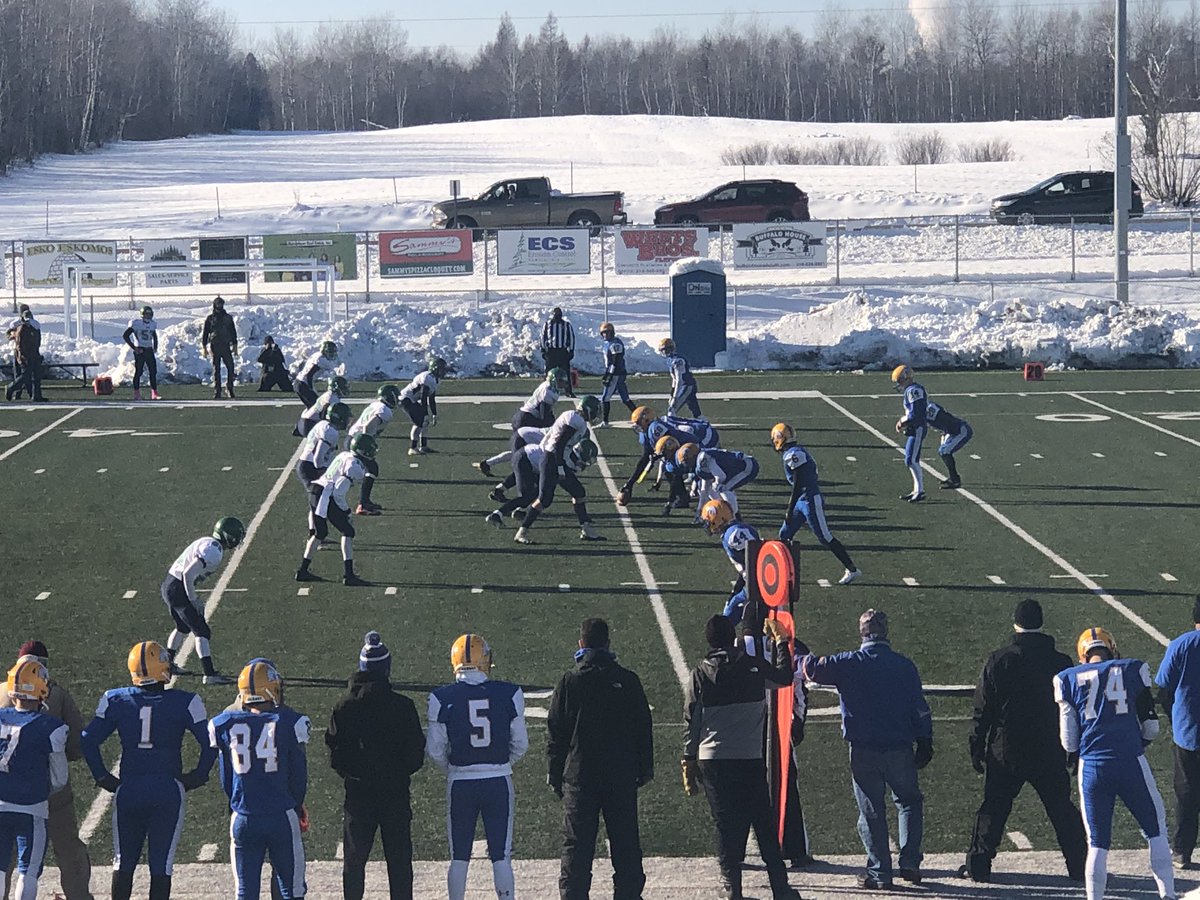 After the 1st quarter Titans trail by 1, 6-7 to the Eskomos.