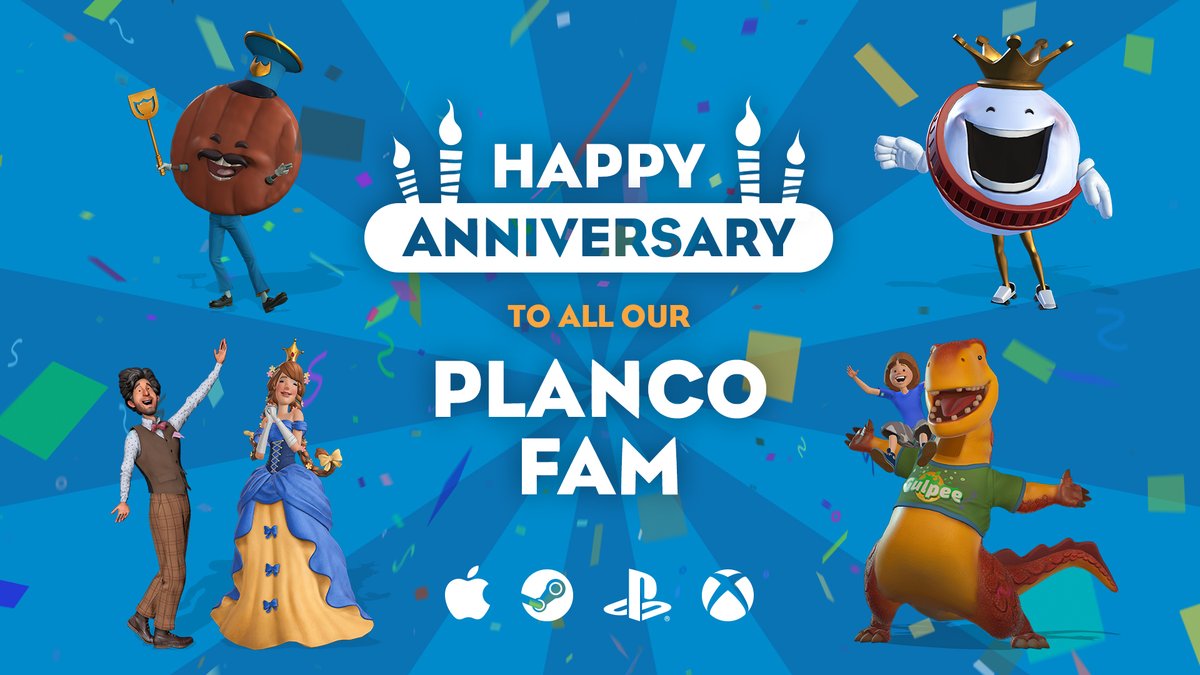 ❤️ Happy 4th Anniversary to our PlanCo Fam! This time four years ago, Planet Coaster on PC launched. Now, Planet Coaster is available on console and Mac too! What an adventure! Thanks for joining us for this wild ride! ❤️

Read more here: bit.ly/3kD6e6o
