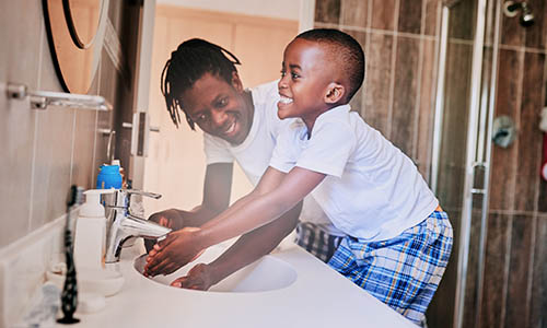 Practicing Regular Hygiene to Build Children’s Immune System - teaching proper handwashing, oral health care, hygiene and preventing touching of the face.

Full Blog Post: bit.ly/3fg1eUc
