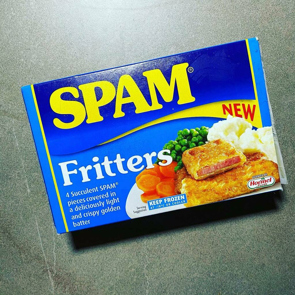 thegourmetgays's tweet photo. I've had a shitty couple of Covid days, I'm getting increasingly frustrated at the lack of smell so cooking is becoming more substance than enjoyable.
No cooking tonight, @spambrand it is. We all like our little guilty pleasure don't we? 
.
.
#spamfritters #spam #nocooking #… https://t.co/WyByGTxamn