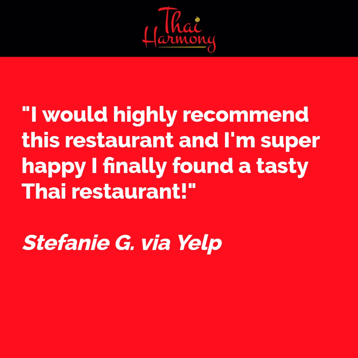 No matter what you have here, we know you'll always walk away full of good food and happiness!