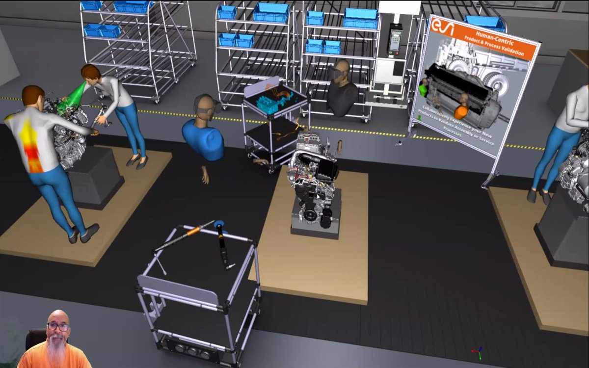 ESIgroup's tweet image. Join our live Collaborative Virtual Assembly review to understand how to achieve cost, lead time, and downtime reduction targets for new product launches using immersive technologies
#VR #virtualreality #virtualengineering #digitaltransformation #ESILIVE
bit.ly/32fgZ8x