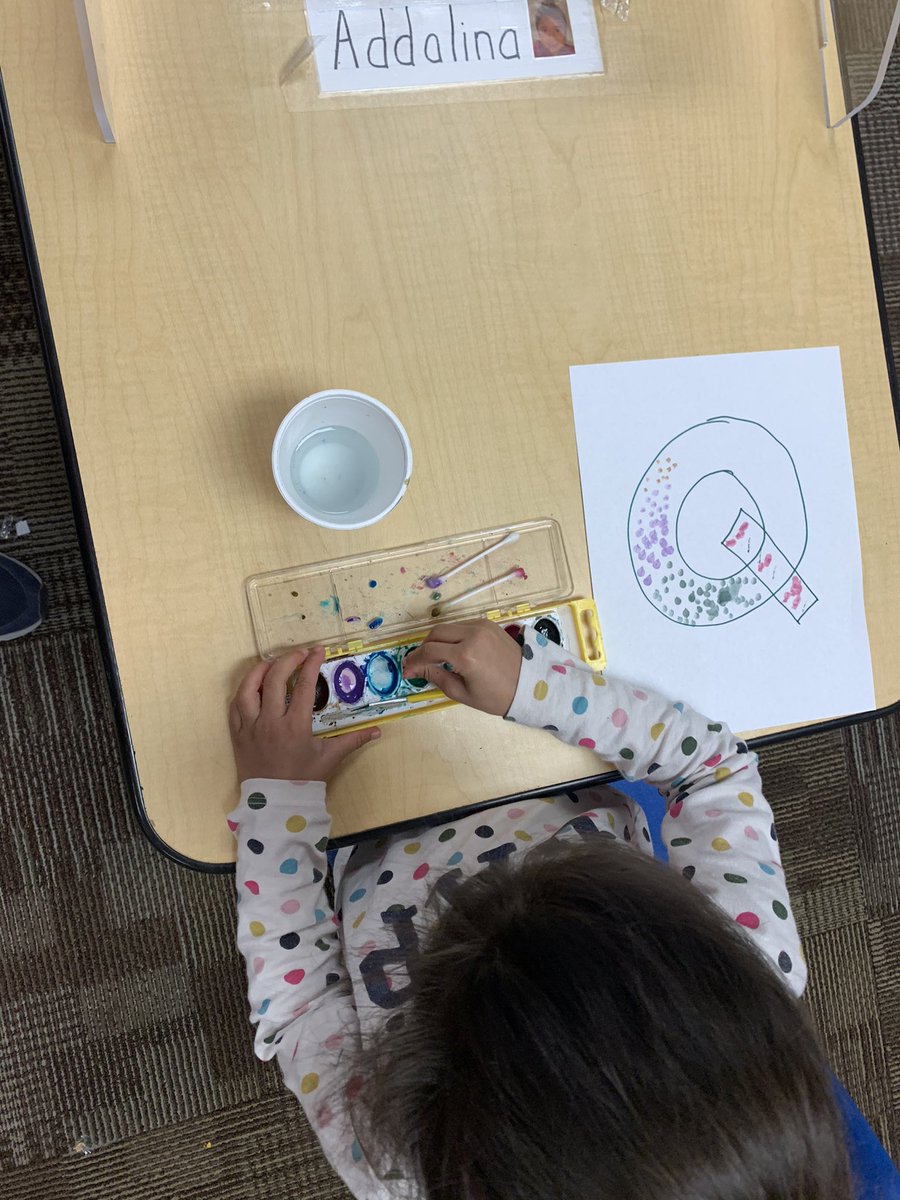 michellekeast77's tweet photo. #happyclassrooms #MilamMagnet Q is for Q tip painting! https://t.co/CaWNNcCTwG
