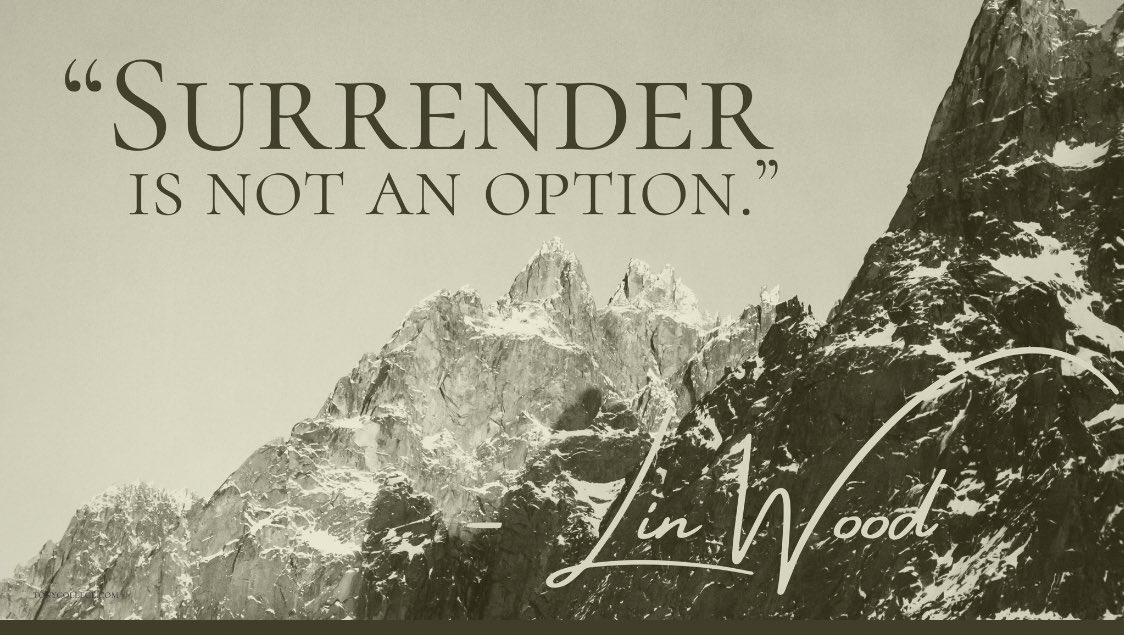 WakeUp777777's tweet photo. @VincentCrypt46 #SurrenderIsNotAnOption !! https://t.co/G7z9KExEAZ